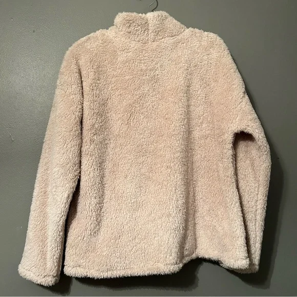 NWT 32 Degrees Heat XL Cream Coconut Ivory Teddy Bear Mock Neck Pullover Sweater - Picture 10 of 10